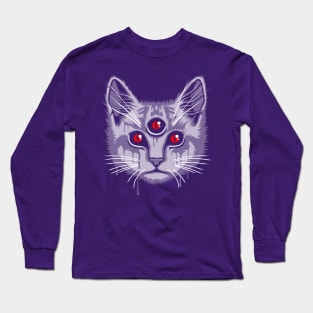 Demonic Meow Long Sleeve T-Shirt